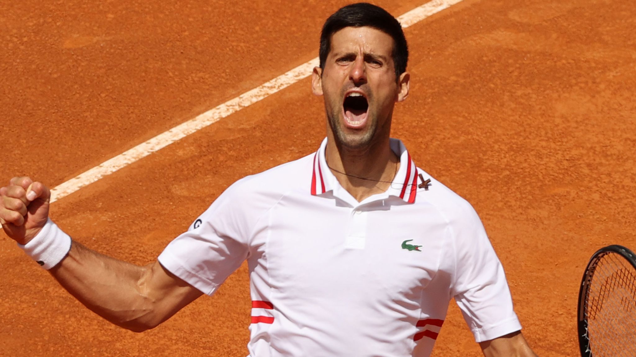 Rome Masters Novak Djokovic produces epic comeback to beat Stefanos Tsitsipas Tennis News Sky Sports