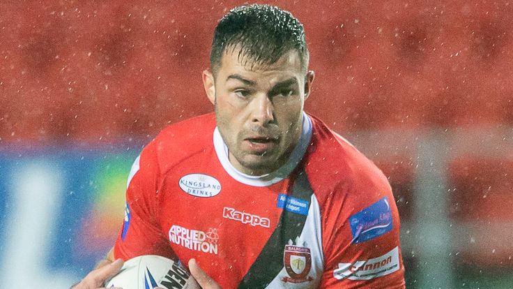 Picture by Allan McKenzie/SWpix.com - 03/10/2020 - Rugby League - Coral Challenge Cup Semi Final - Salford Red Devils v Warrington Wolves - The Totally Wicked Stadium, Langtree Park, St Helens, England - Mark Flanagan.