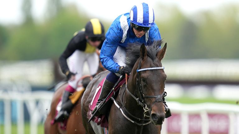 Al Aasy ridden by Jim Crowley winsThe Al Rayyan Stakes during Al Shaqab Lockinge Day at Newbury Racecourse. Picture date: Saturday May 15, 2021.