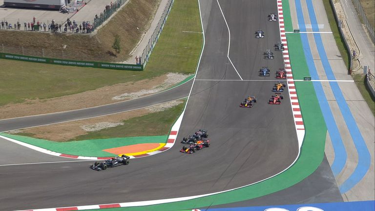 Verstappen overtakes Lewis Hamilton for second!