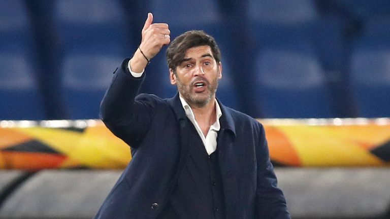 AP - Roma&#39;s head coach Paulo Fonseca