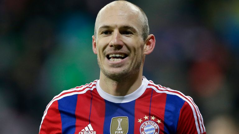 Robben has won the Champions League and league titles in England, Germany, the Netherlands and Spain during his illustrious career