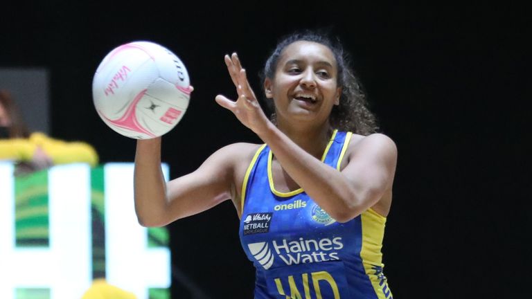 Team Bath Netball overcame a stern fight from Manchester Thunder on Monday night (Image Credit - Morgan Harlow)