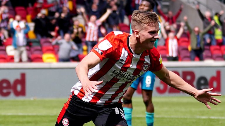 Marcus Forss' goal sent Thomas Frank's men to Wembley