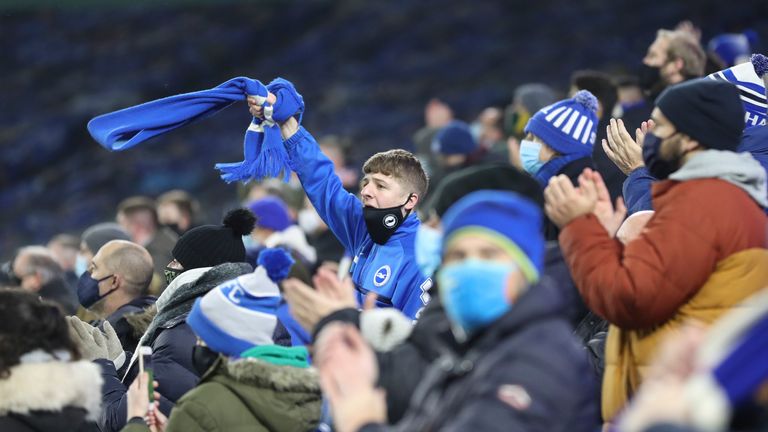 Fans have been unable to attend Premier League games since December