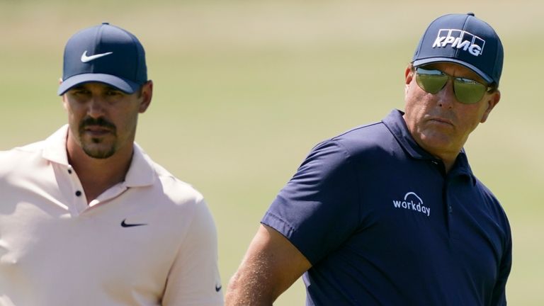 Koepka finished two shots behind Phil Mickelson at the PGA