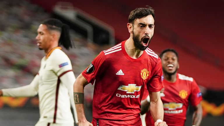 Bruno Fernandes has been a virtual ever-present for Man Utd this term