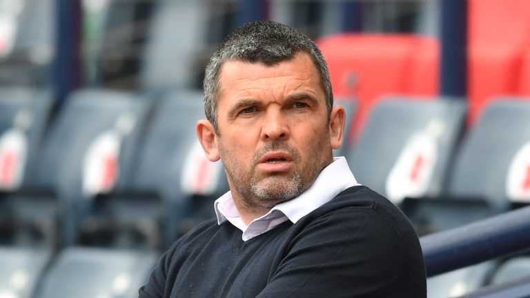 GLASGOW, SCOTLAND - MAY 09: St Johnstone manager Callum Davidson during a Scottish Cup semi-final match between St Mirren  and St Johnstone at Hampden Park, on May 09, 2021, in Glasgow, Scotland. (Photo by Craig Foy / SNS Group)