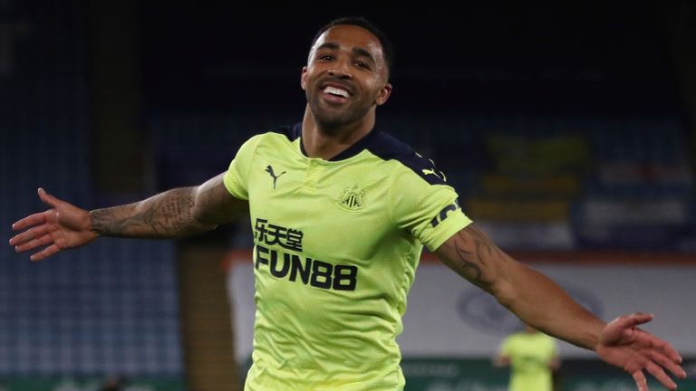 Callum Wilson scored twice as Newcastle held off Leicester