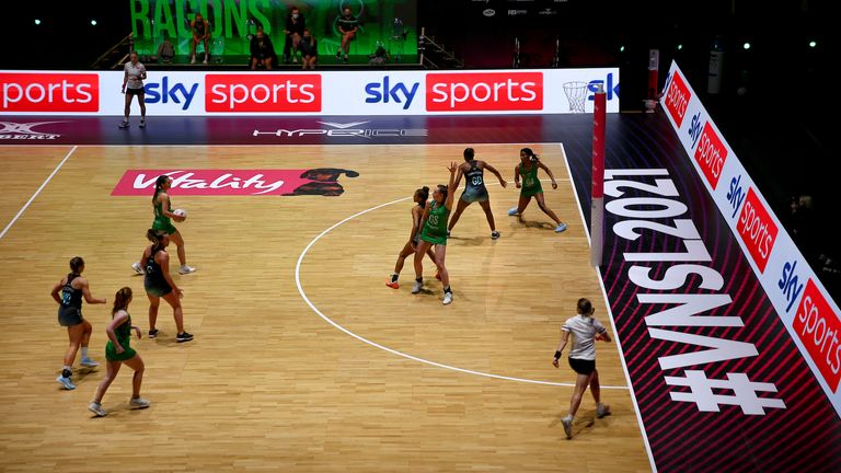 Celtic Dragons in the Vitality Netball Superleague (Image Credit - Ben Lumley)