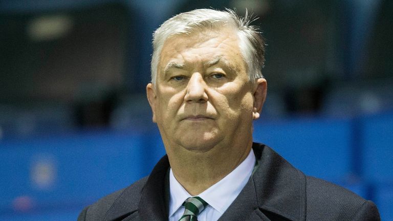 Celtic chief executive Peter Lawwell's family were left 'shaken and shocked', but escaped the property unhurt