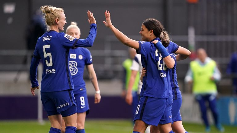 PA - Chelsea Women celebrate