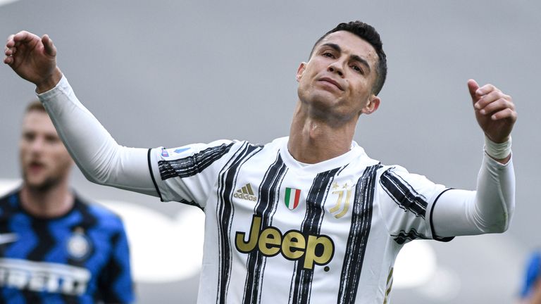 Cristiano Ronaldo cuts a frustrated figure for Juventus