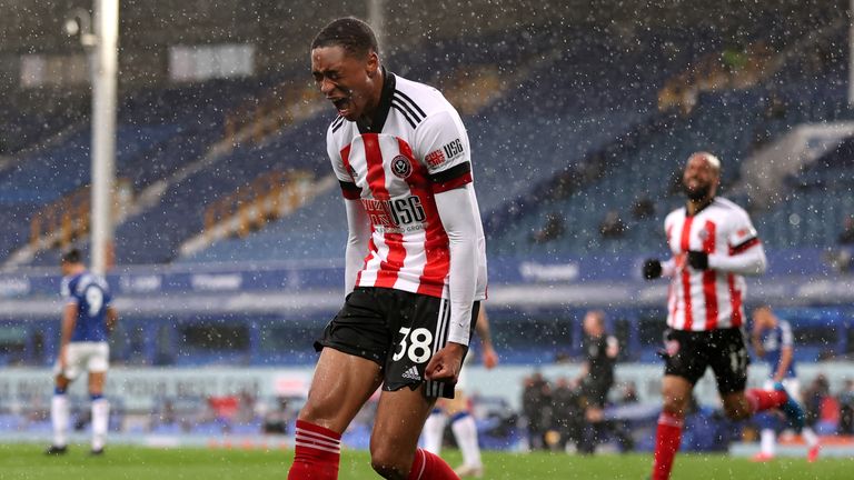 Daniel Jebbison scored the winner for Sheffield United on his first Premier League start 