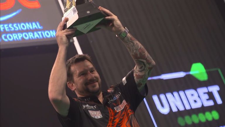 The best of the action from Finals Night of the Premier League Darts at the Marshall Arena.
