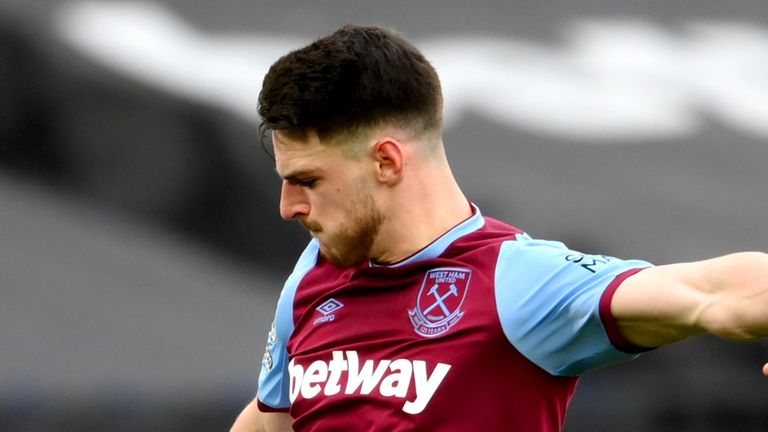 Declan Rice has played a key part in West Ham&#39;s push for European qualification