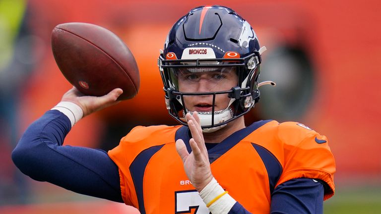 Will Drew Lock be the Broncos starter come September? (Image: AP)