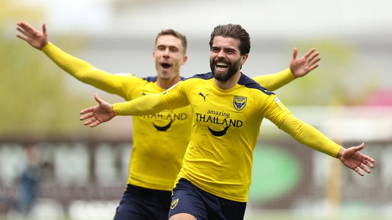 Oxford will play Blackpool over two legs in the League One play-off semi-finals