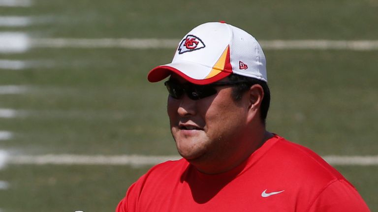 Eugene Chung has worked as a coach at the Kansas City Chiefs and Philadelphia Eagles