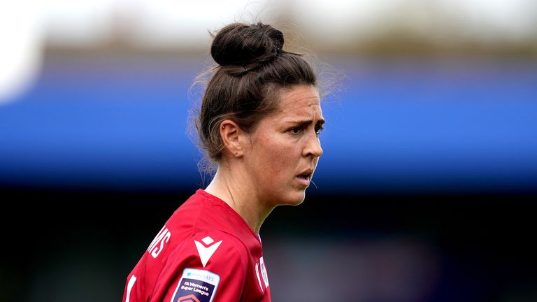 Reading&#39;s Fara Williams during the FA Women&#39;s Super League match at Kingsmeadow, London.