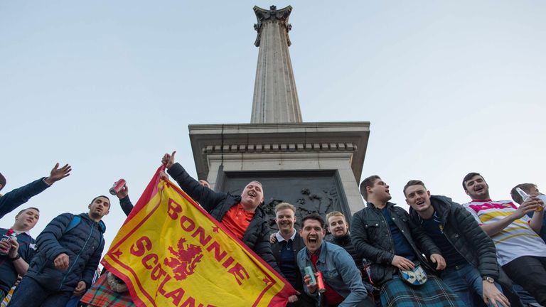 Scotland fans who have traditionally gathered in Trafalgar Square will have to find an alternative this summer due to planned fan zone