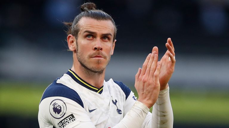 Hughes would like to see Gareth Bale play in the Premier League next season
