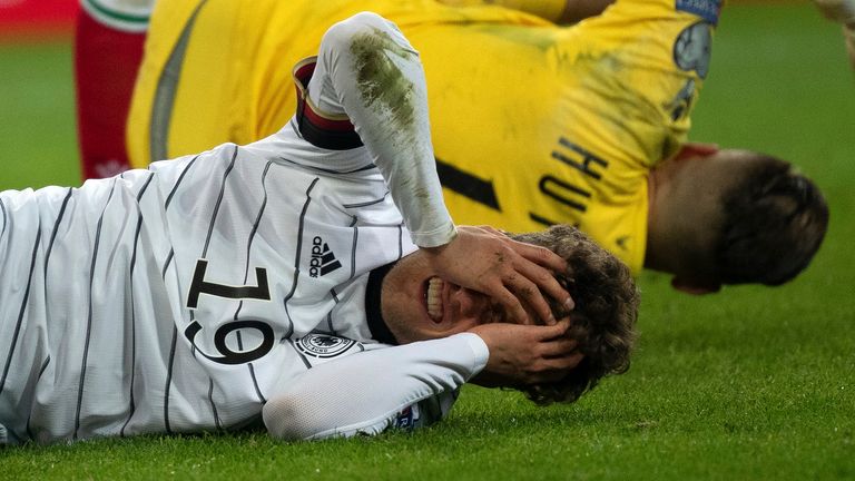 AP - German player head injury