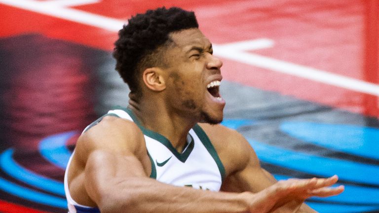Will the Bucks be boosted by the return of Giannis Antetokounmp? (Mark Mulligan/Houston Chronicle via AP)