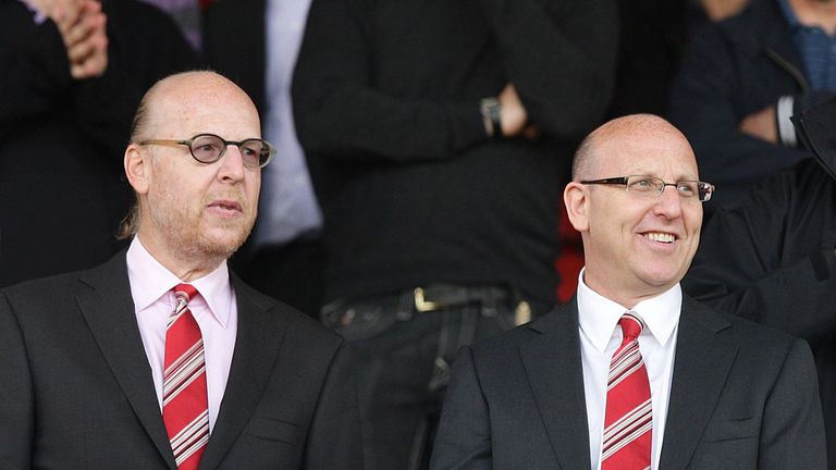 Avram Glazer (left) and Joel Glazer have missed out on buying an IPL cricket team