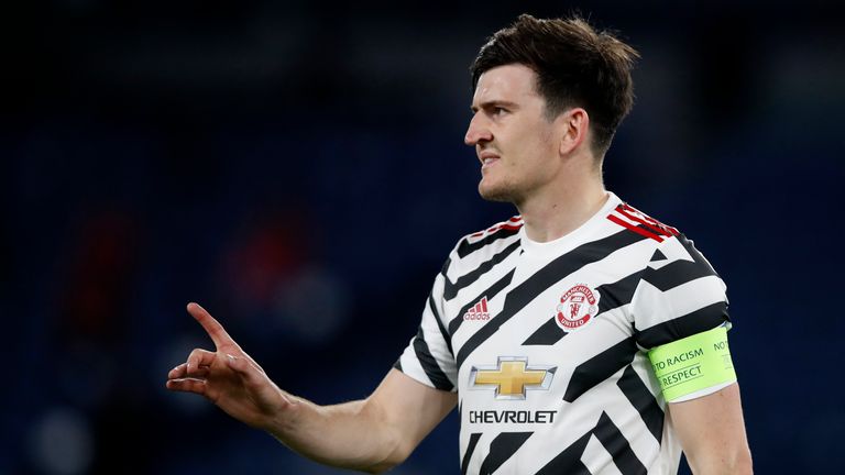 Harry Maguire played the full 90 minutes in Rome