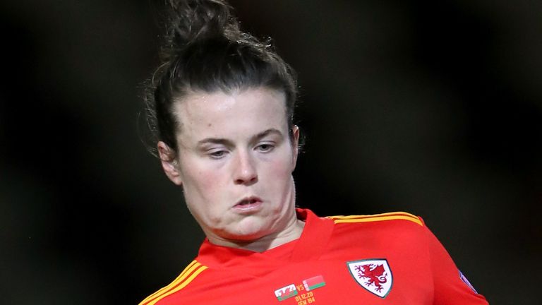 Wales midfielder Hayley Ladd (PA)