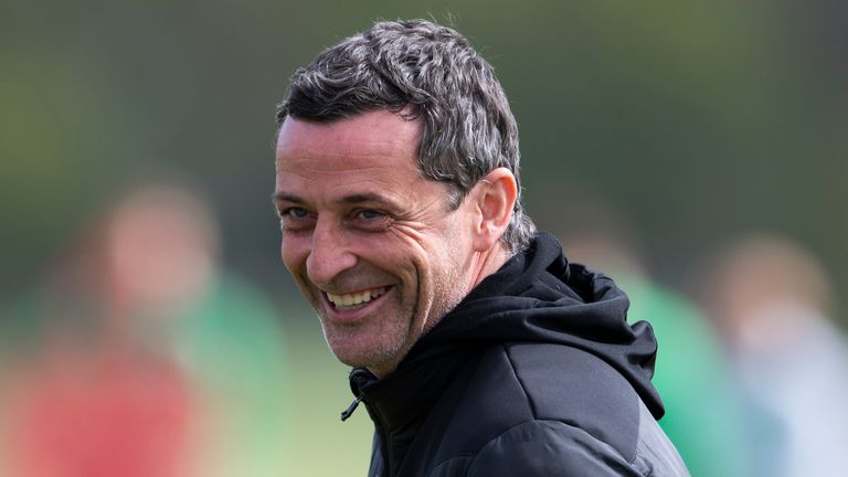 Hibs boss Jack Ross