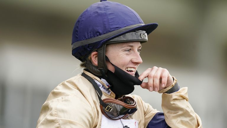 Ascot Races - October 17th 2020
Glen Shiel and Hollie Doyle after winning The Qipco British Champions Sprint Stakes at Ascot Racecourse.