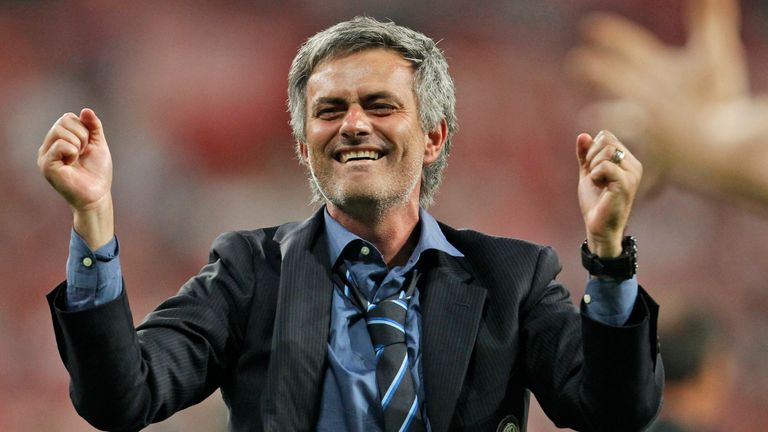 Mourinho won the Champions League in 2010 during his time at Inter Milan