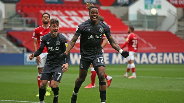 Toney scored his 31st goal of the season in Brentford's final day victory over Bristol City at Ashton Gate