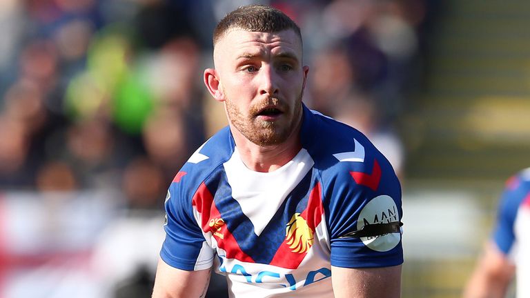 Jackson Hastings. International Rugby League match between New Zealand and GBRL Lions, Eden Park, Auckland on Saturday 02 November 2019. Copyright Image: Renee McKay / www.photosport.nz.