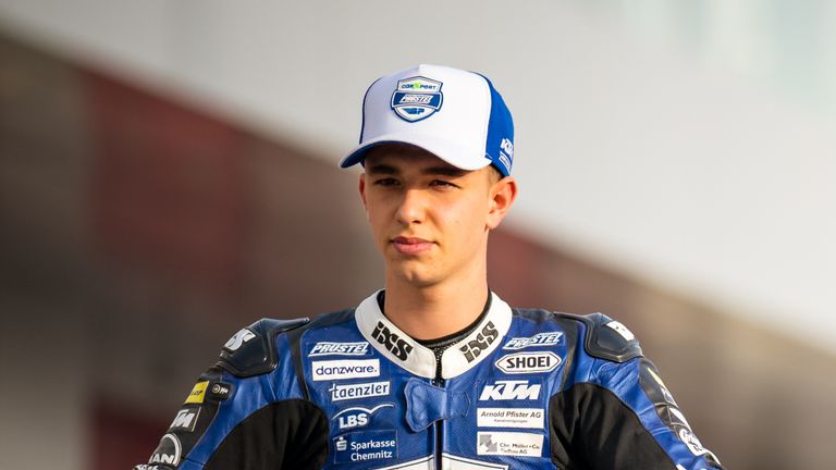 Swiss teenager Jason Dupasquier was in his second season riding in Moto3. 