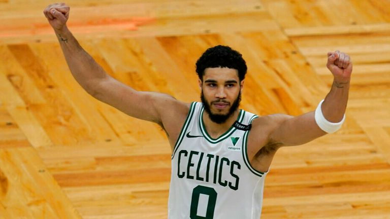 Jayson Tatum White Boston Celtics Jersey for Sale in San Antonio