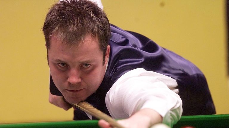 John Higgins in action against Dave Harold during the Stan James British Open, at the Telewest Arena, Newcastle.