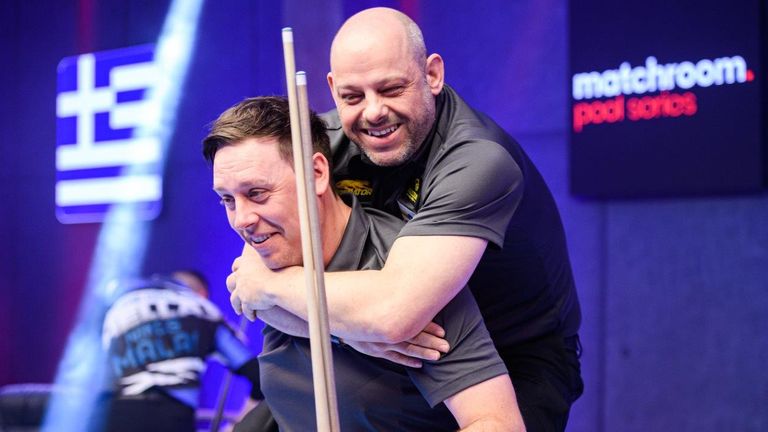 Karl Boyes and Darren Appleton at the World Cup of Pool