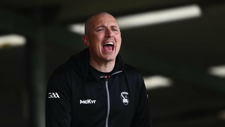 Kieran Donaghy was on the sideline for Armagh
