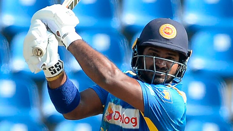 Getty - Sri Lanka's Kusal Janith Perera plays a shot during the third one day international (ODI) cricket match between Sri Lanka and West Indies at the Pallekele International Cricket Stadium in Kandy on March 1, 2020. (Photo by LAKRUWAN WANNIARACHCHI / AFP) (Photo by LAKRUWAN WANNIARACHCHI/AFP via Getty Images)