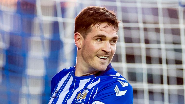 Kyle Lafferty has been voted Scottish Premiership Player of the Month for April