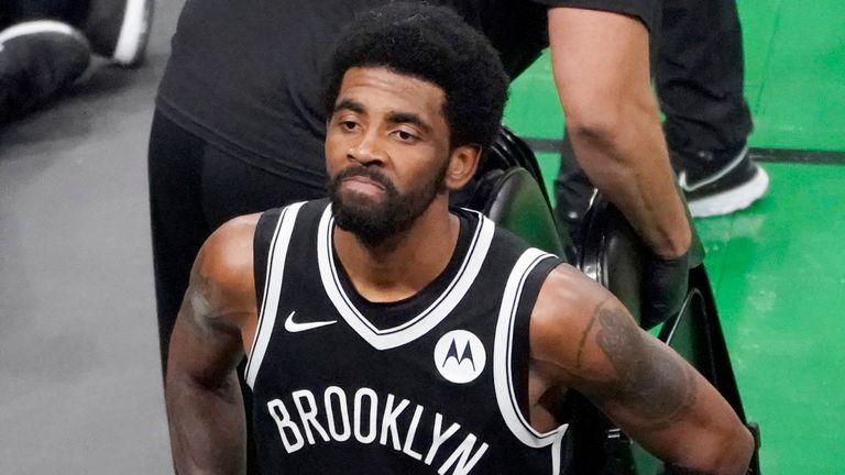 Brooklyn Nets guard Kyrie Irving says NBA arenas have become "human zoos"