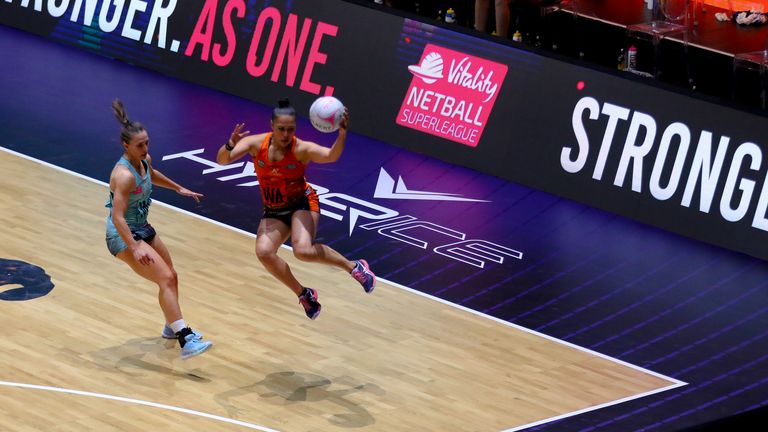 Liana Letoa in Superleague action (Image Credit - Ben Lumley)