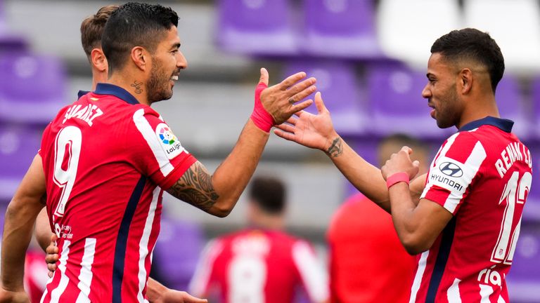 Luis Suarez helped fire Atletico Madrid to the La Liga title