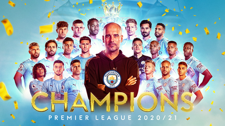Man City are the 2020/21 Premier League champions