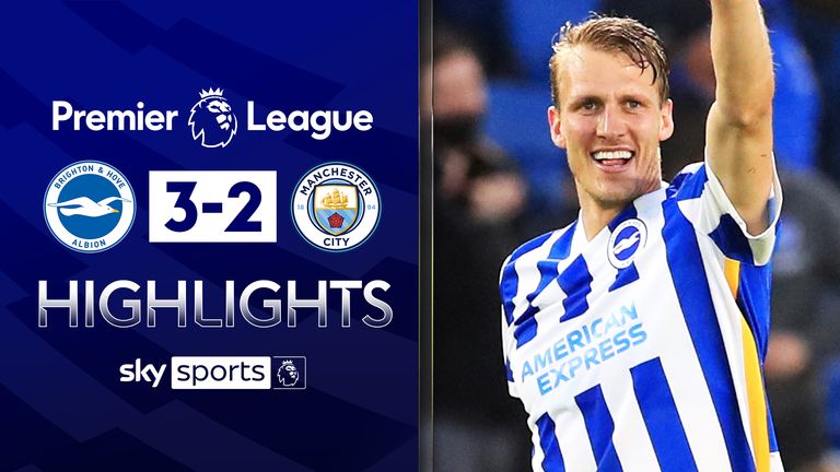 BRIGHTON 3-2 MANCHESTER CITY
