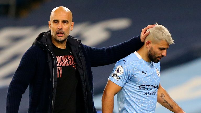 Manchester City boss Pep Guardiola had nothing but praise for the departing Sergio Aguero