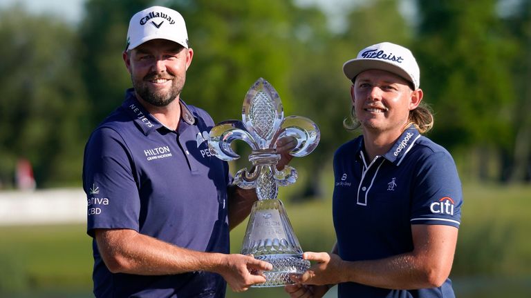 Marc Leishman won the Zurich Classic of New Orleans alongside Cameron Smith